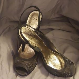 Bran New Adrianna Papell dress heels open toes